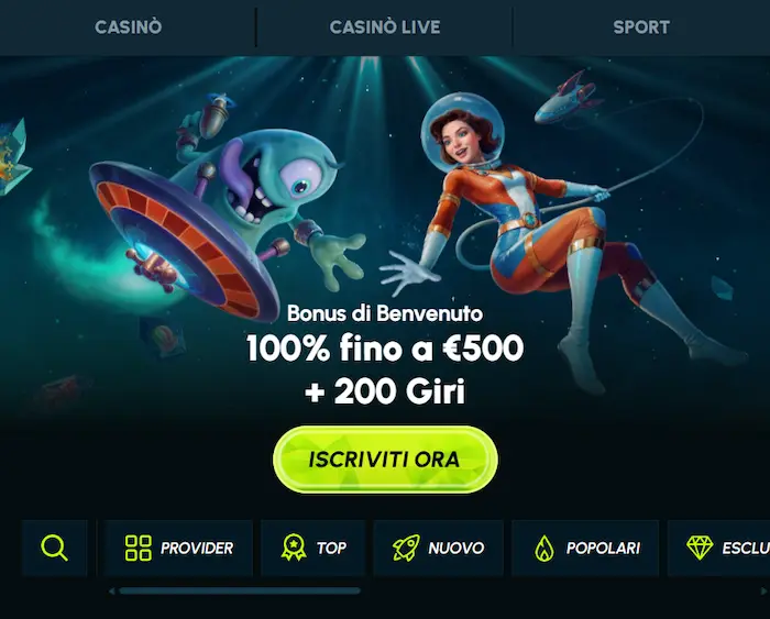 Slotexo Casino giochi
