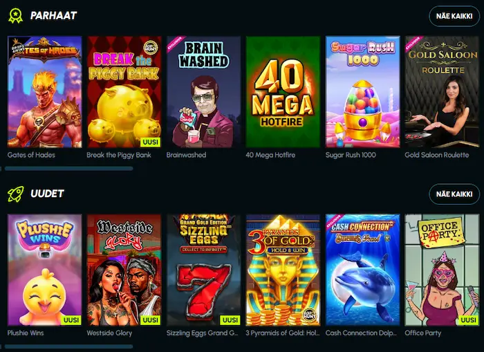 Slotexo Casino pelit